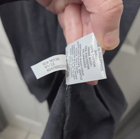 UpWest Comfortable Cotton Sleeveless Tank Charcoal Dress Athleisure Medium - Picture 11 of 12